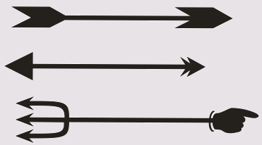 Примеры стандартных наконечников незамкнутых линий