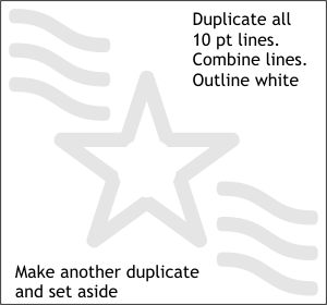 duplicate 10-point outlines